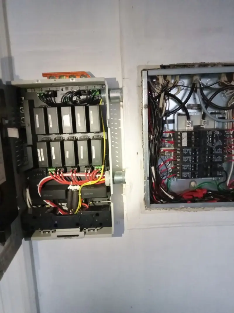 Electrical panel upgrade completed for Ring Doorbell Installation in McLendon-Chisholm